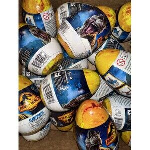 New JURASSIC WORLD Dominion Edition CAPTIVZ Dinosaur Slime Egg Lot of 3